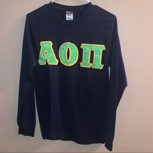 AOII letter long sleeve shirt